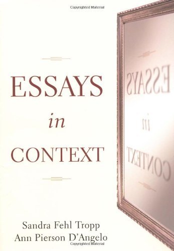 Sandra Fehl Tropp/Essays in Context